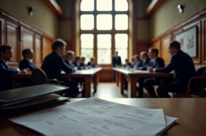 Brandmauer vor Gericht: Die AfD-Frage wird zum Rechtsproblem | Symbolbild KI-generiert © 2026 EMH AG JS by Flux